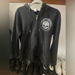 Harley Davidson zip up hoodie
